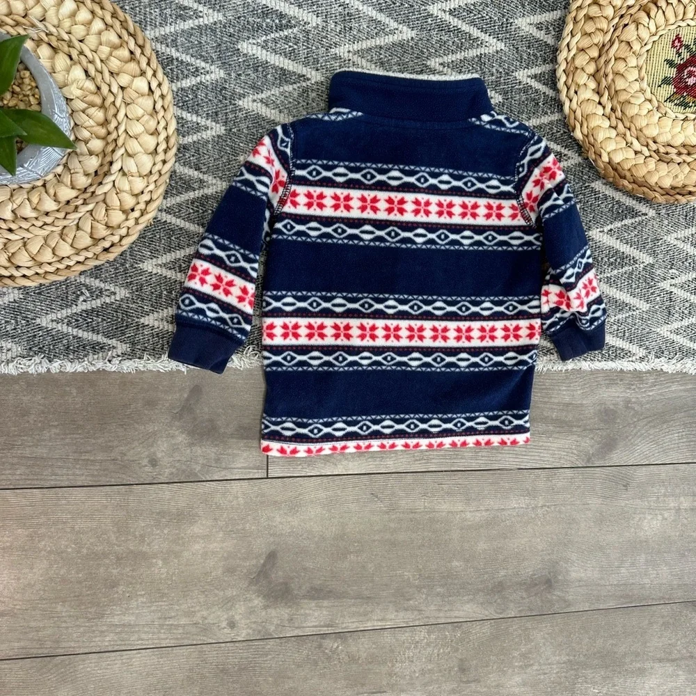 Carter's Baby Boy Winter Aztec Western Holiday Fleece Sweater Pullover 6 Months